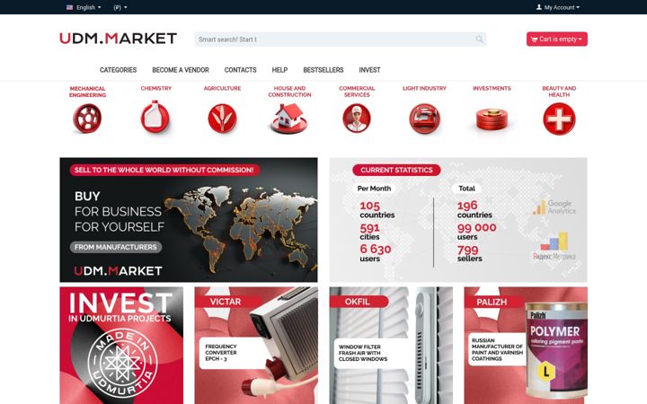 Screenshot of udm.market