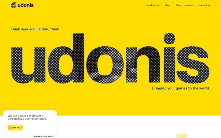 Screenshot of udonis.co