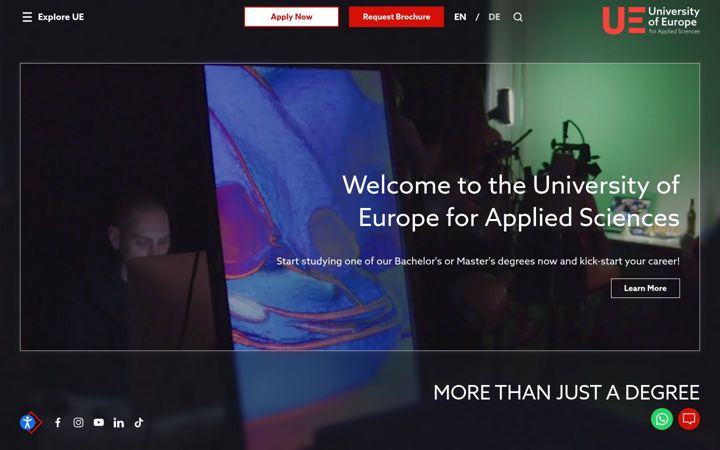 Screenshot of ue-germany.com