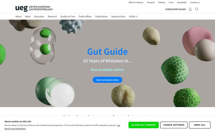 Screenshot of ueg.eu