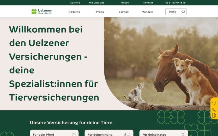 Screenshot of uelzener.de
