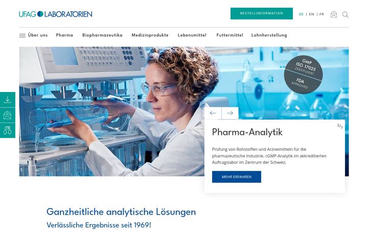 Zrzut ekranu ufag-laboratorien.ch