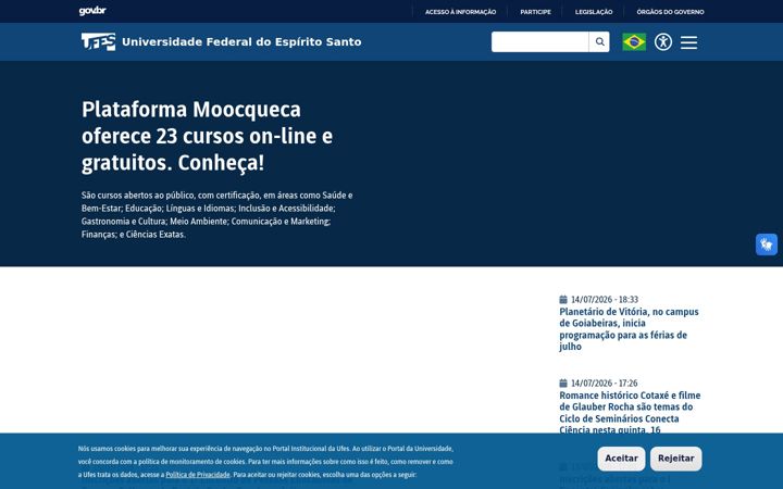 Zrzut ekranu ufes.br
