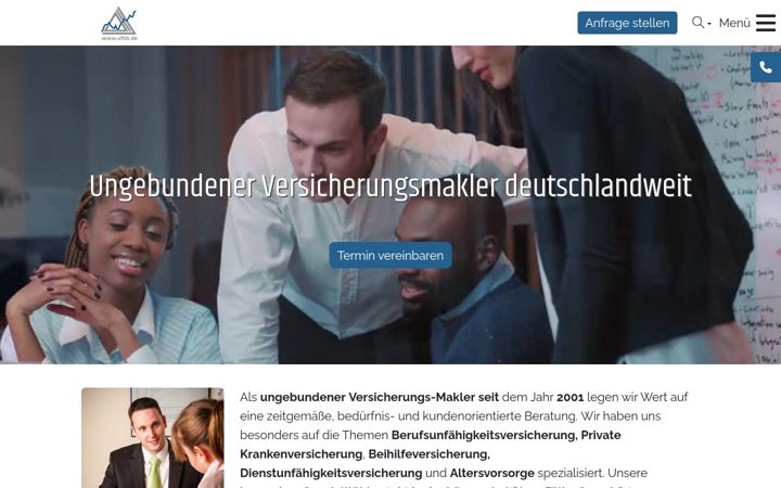 Screenshot of ufkb.de