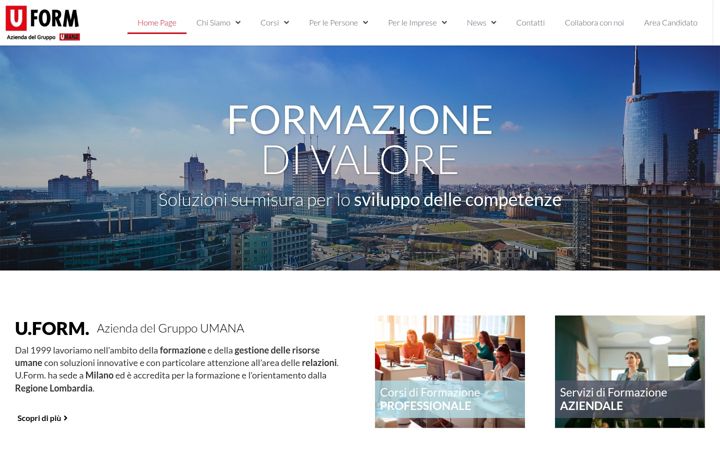 Screenshot of uform.eu