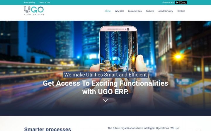 Screenshot of ugoerp.com