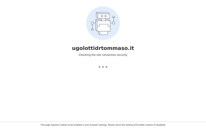 Екранна снимка на ugolottidrtommaso.it