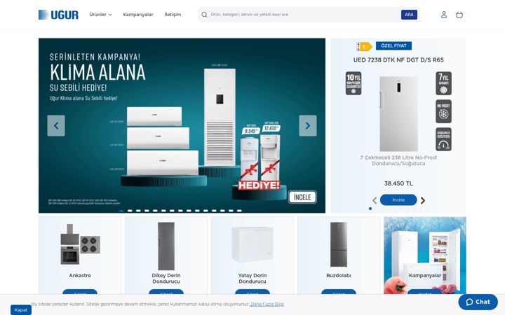 Screenshot of ugur.com.tr