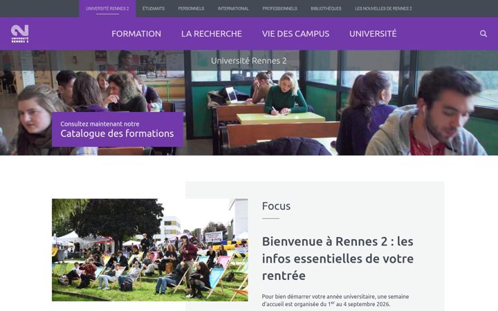 Screenshot of uhb.fr