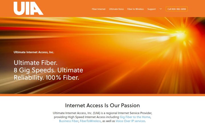Screenshot ta' uia.net