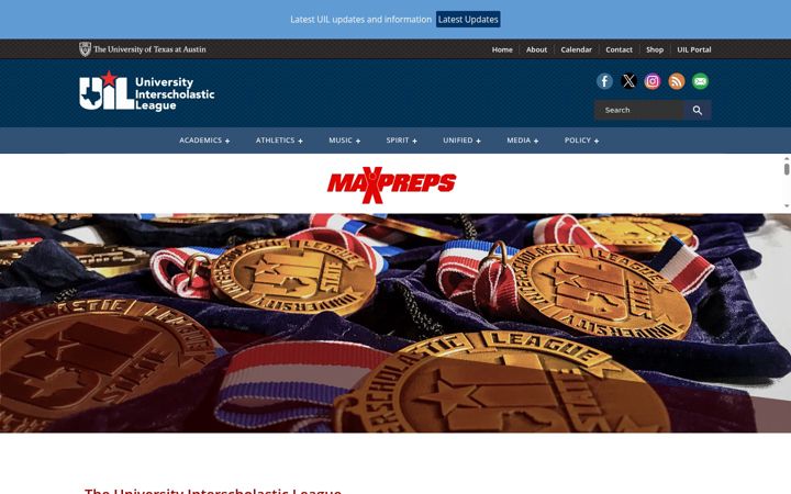 Screenshot of uiltexas.org