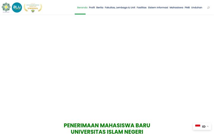 Screenshot of uin-suska.ac.id