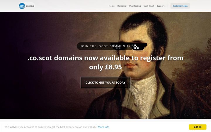 Screenshot of uir.scot