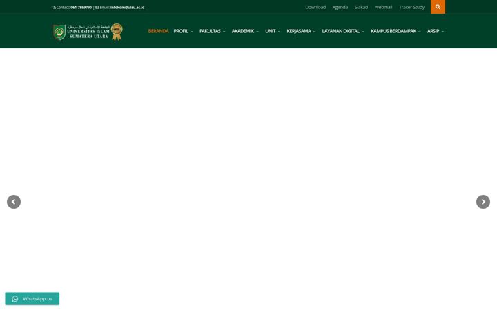 Screenshot von uisu.ac.id