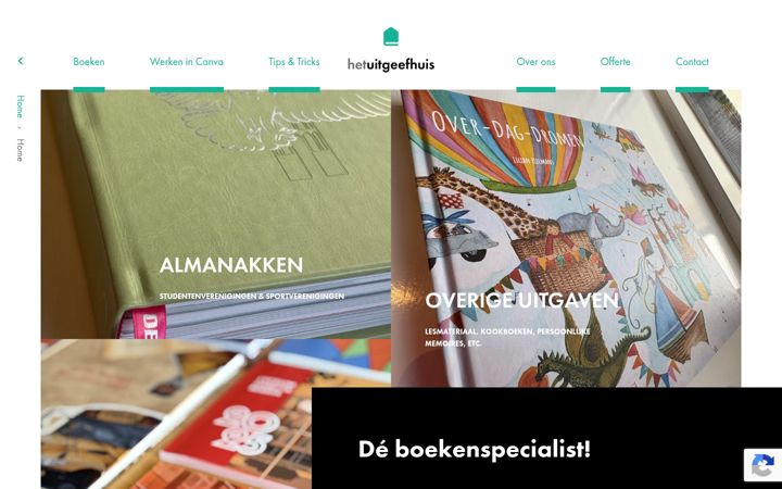 Screenshot of uitgeefhuis.nl