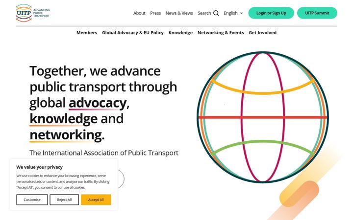 Screenshot of uitp.org