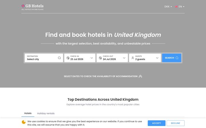 Posnetek zaslona uk-hotel.uk