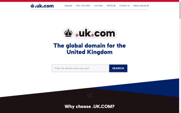 Screenshot of uk.com