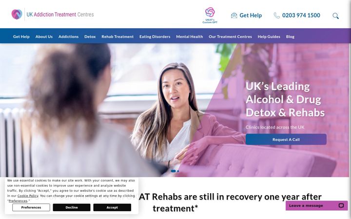 Kuvakaappaus sivustosta ukat.co.uk