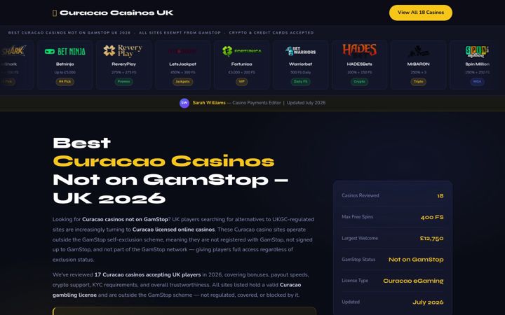 Screenshot of ukcreams.co.uk