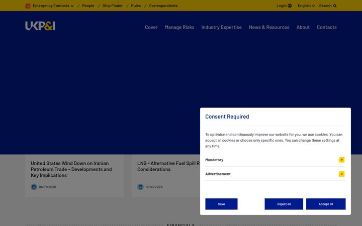 Screenshot van ukpandi.com