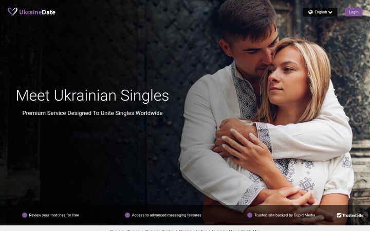 Screenshot of ukrainedate.com