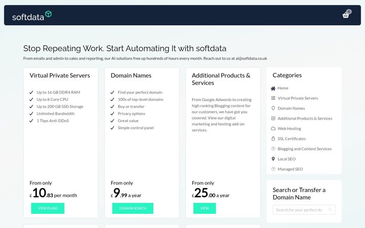 Screenshot of ukweb-hosting.co.uk