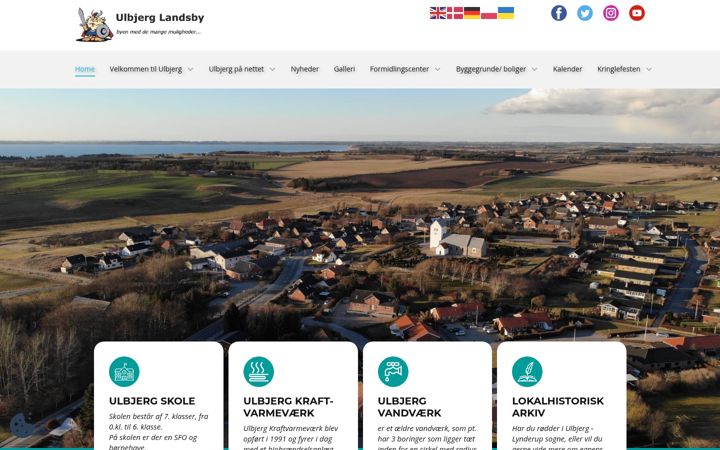 Ekrano kopija ulbjerg-landsby.dk