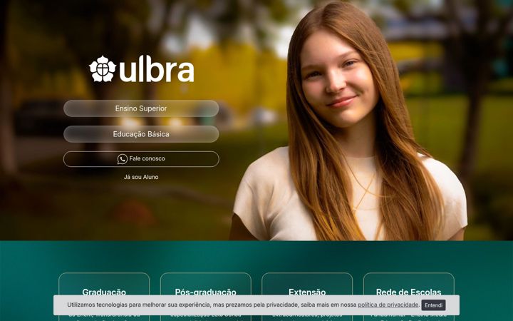 Screenshot von ulbra.br