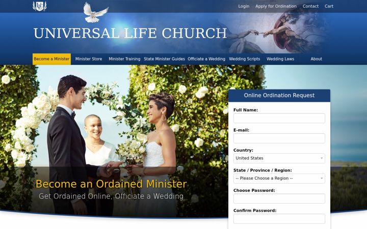 Screenshot of ulc.org