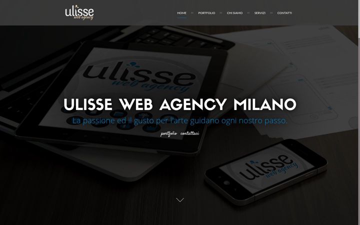 Ekrānuzņēmums no ulissewebagency.it
