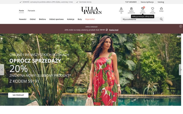 Screenshot of ullapopken.pl