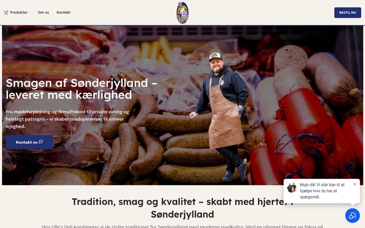 Screenshot stránky ullesdeli.dk