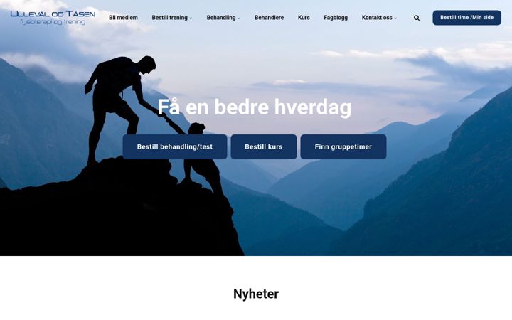 Screenshot of ullevaltasen.no