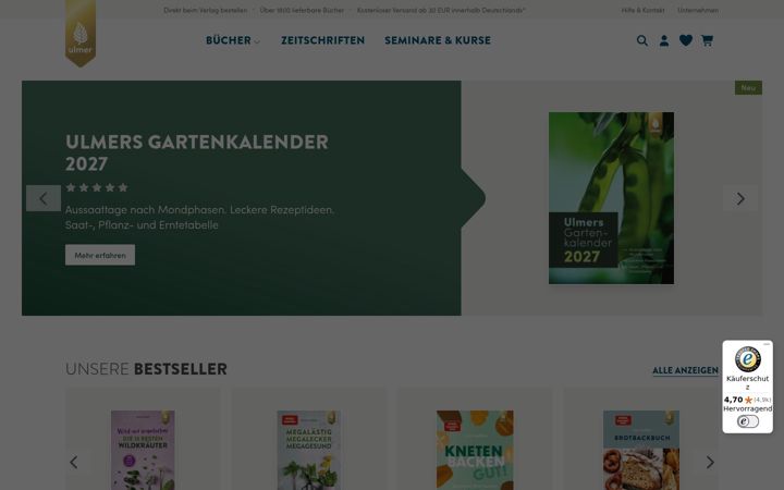 Screenshot of ulmer.de