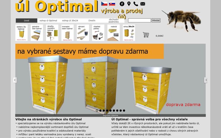 Zrzut ekranu uloptimal.cz
