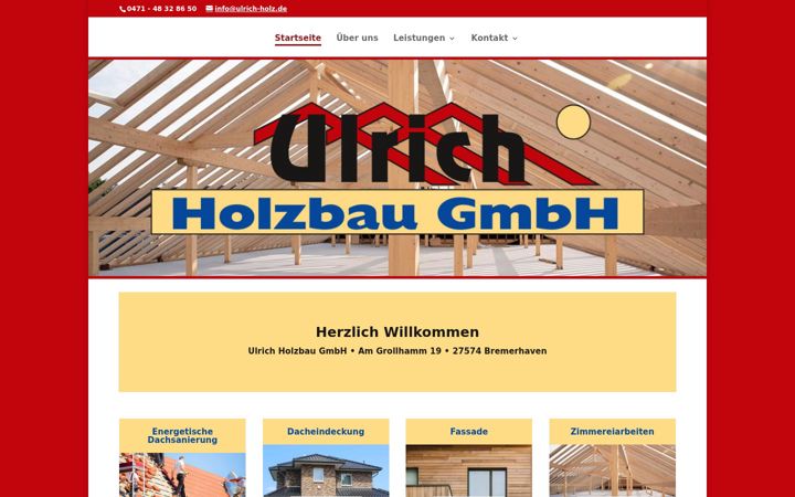 Screenshot von ulrich-holz.de
