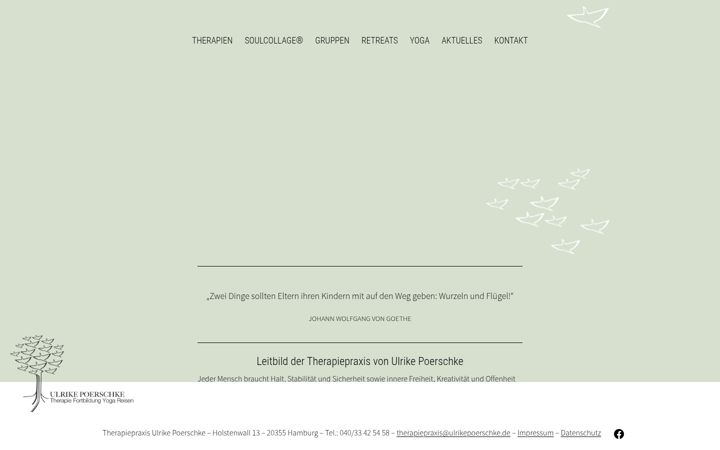 Screenshot of ulrikepoerschke.de