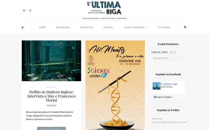 Ekrano kopija ultimariga.it