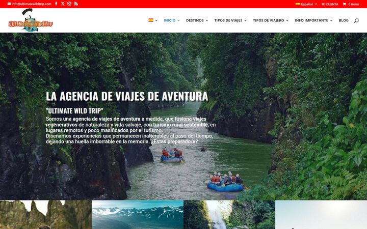 Screenshot of ultimatewildtrip.com