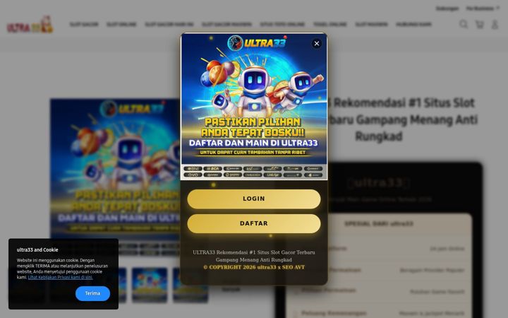 Screenshot of ultra33.store