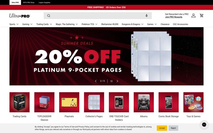 Екранна снимка на ultrapro.com