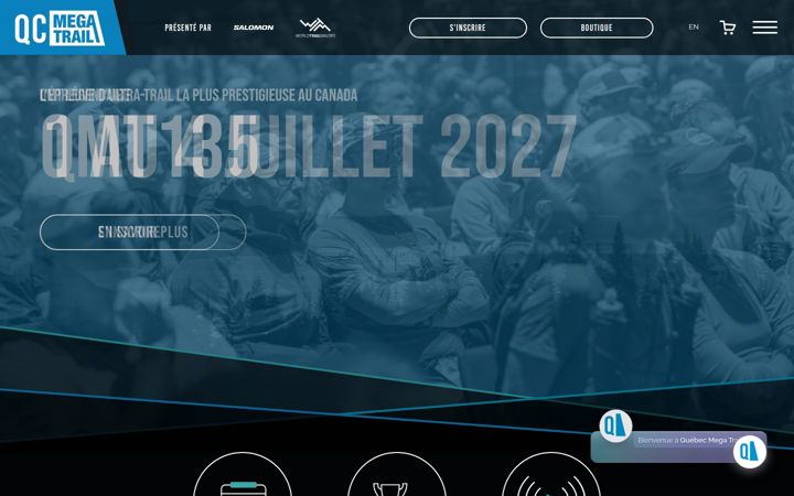 Snimka zaslona za ultratrailcanada.com