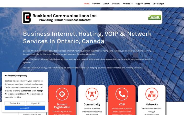 Screenshot of ultraweb.ca
