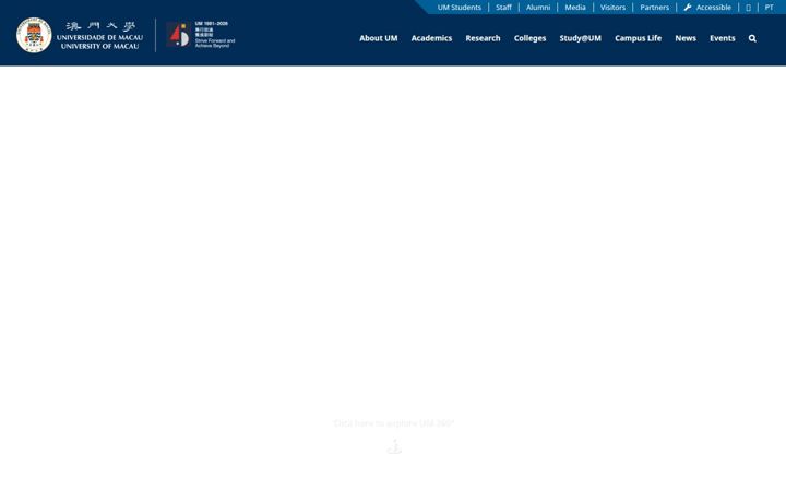 Screenshot of um.edu.mo