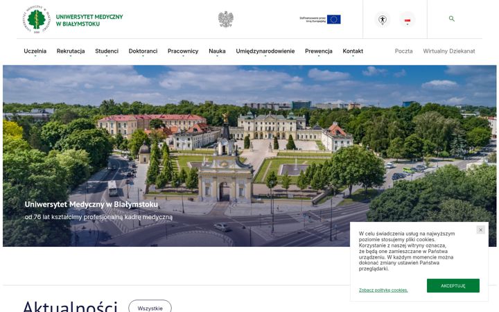 Screenshot of umb.edu.pl