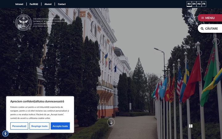 Screenshot of umfst.ro