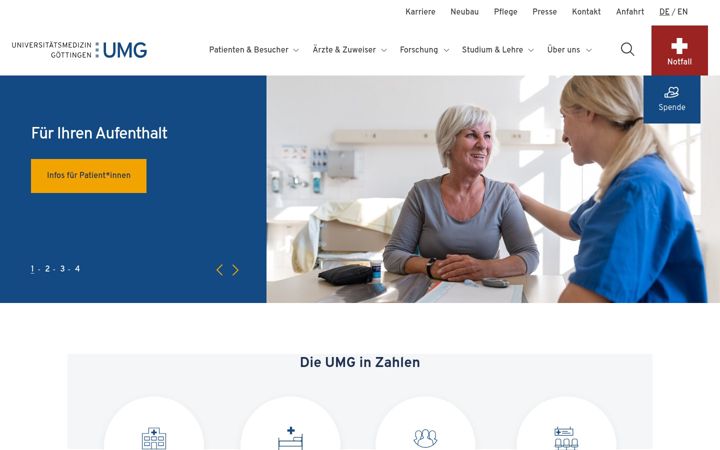 Screenshot of umg.eu