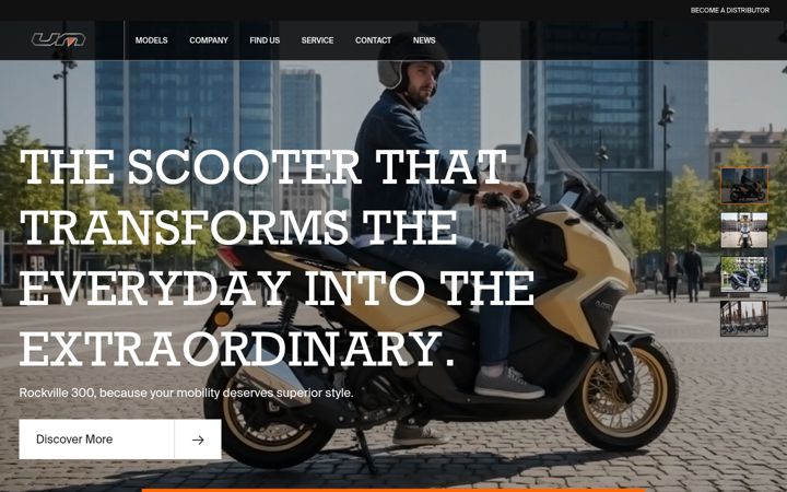 Screenshot of ummotorcycles.eu