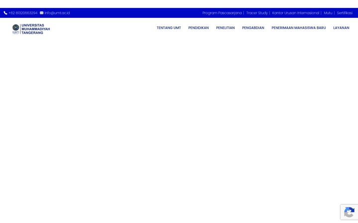 Screenshot of umt.ac.id